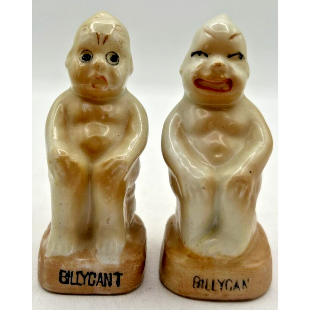 Vintage Retro Salt and Pepper Shakers Billycant Made In Japan U260/17